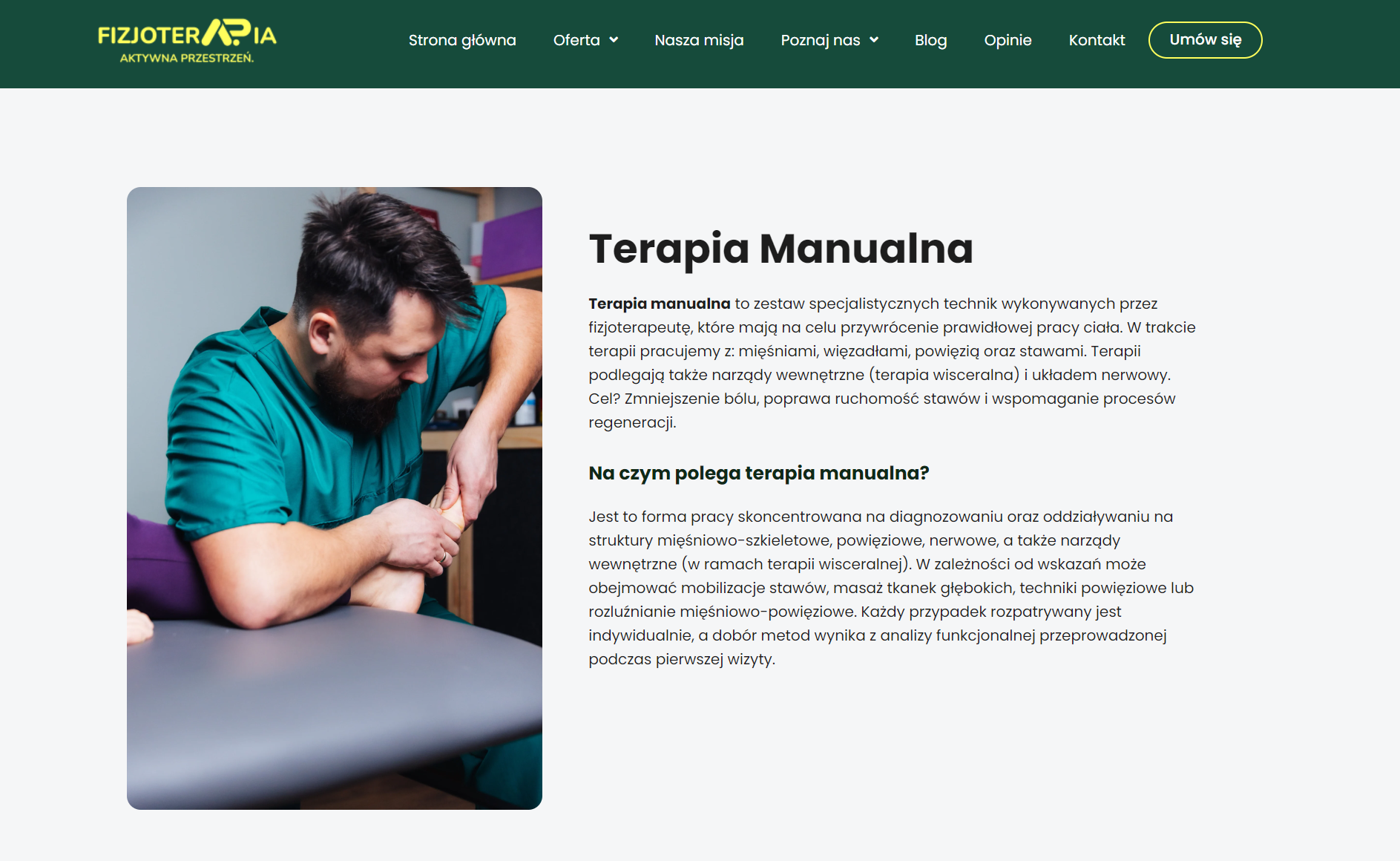 Terapia manualna – na czym polega i kiedy warto ją rozważyć?