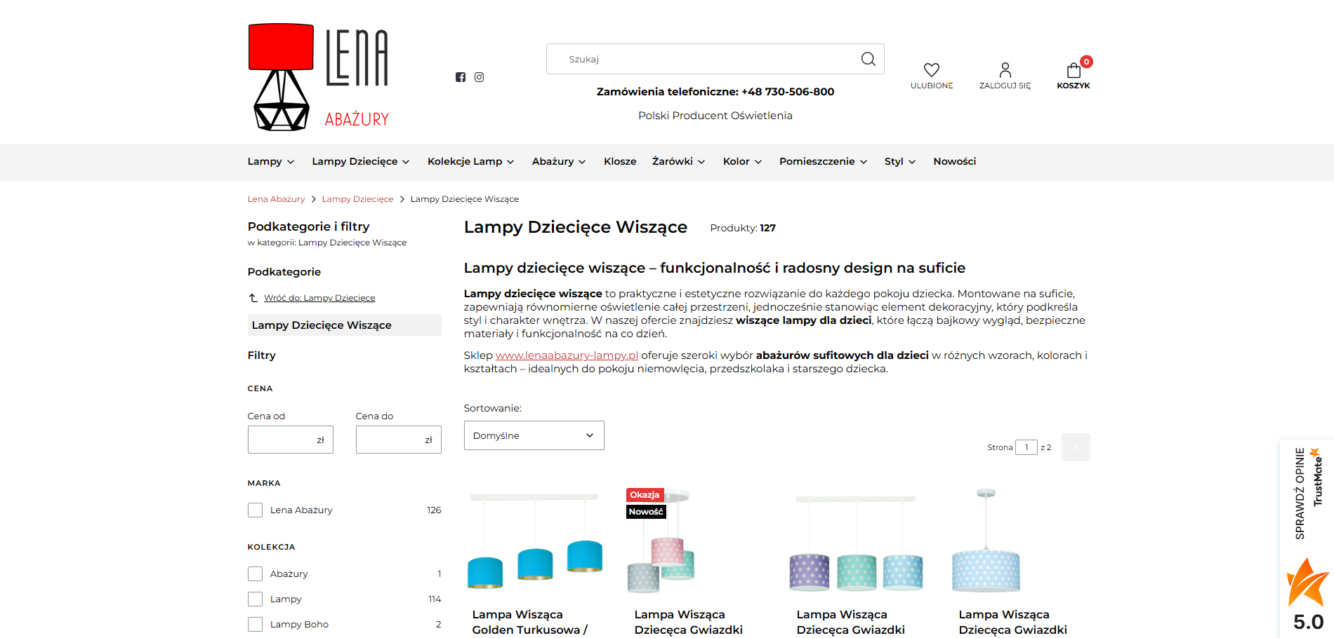 Lampy dziecięce wiszące z możliwością regulacji - praktyczne rozwiązania, które rosną razem z dzieckiem