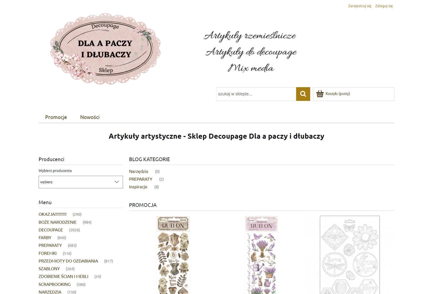Artykuły artystyczne dla początkujących – co kupić na start do rękodzieła?